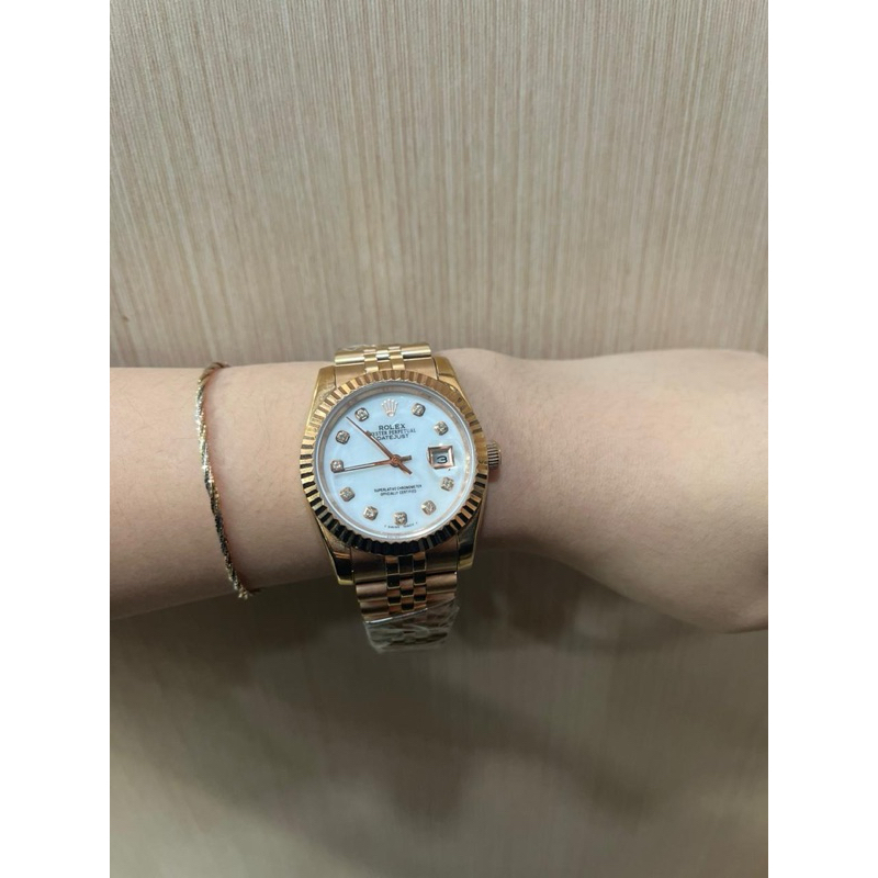 Jam Tangan Rolex Datejust All Gold Premium