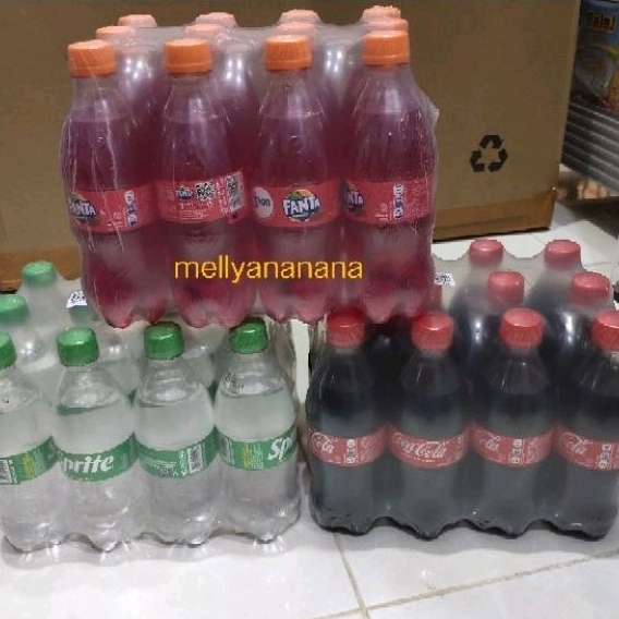 

Coca cola Fanta sprite 250ml isi 12Botol