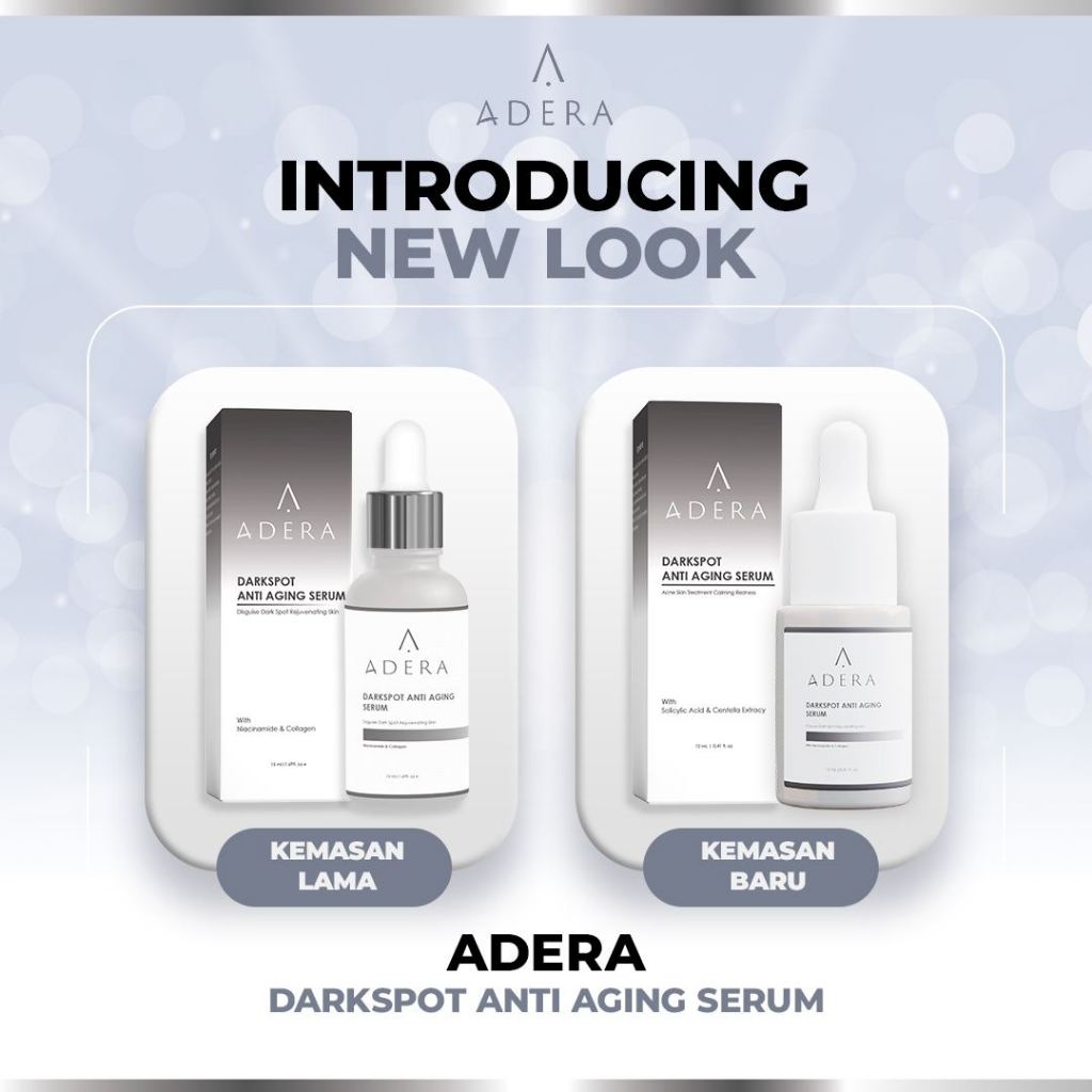 ADERA DARK SPOT SERUM (DAK) Mengatasi Flek Hitam, Bekas Jerawat, Mencerahkan, Menghilangkan keriput