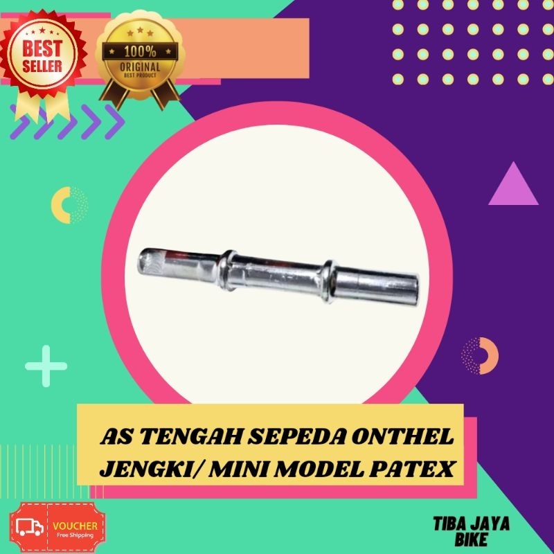 AS TENGAH SEPEDA ONTHEL MINI / JENGKI