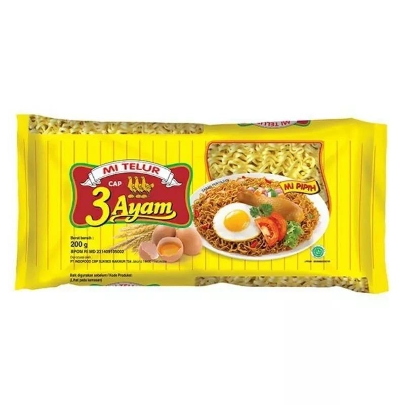 

mie telor cap 3 ayam