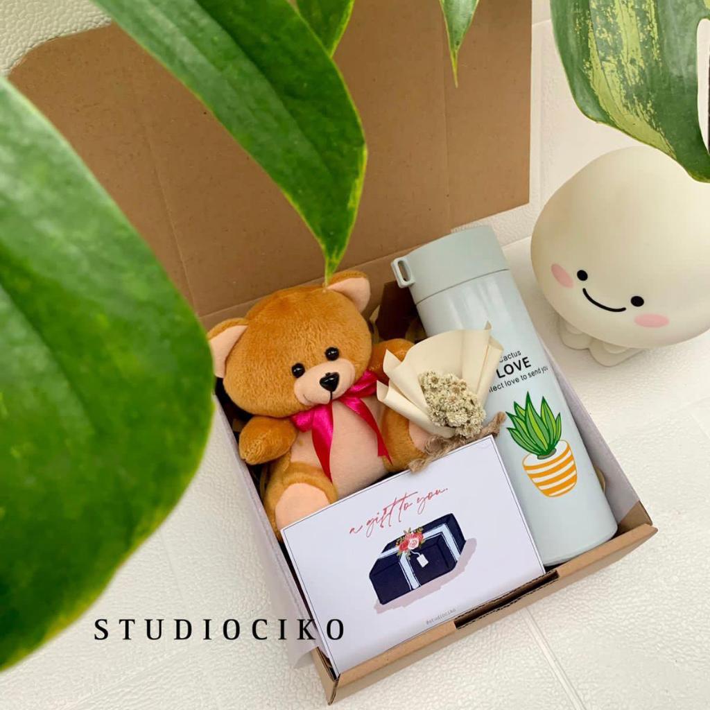 Kado Ulang Tahun Cewek Hampers Boneka Lucu Hadiah Sempro dan Wisuda Bestie Gift Box Anniversary Paca