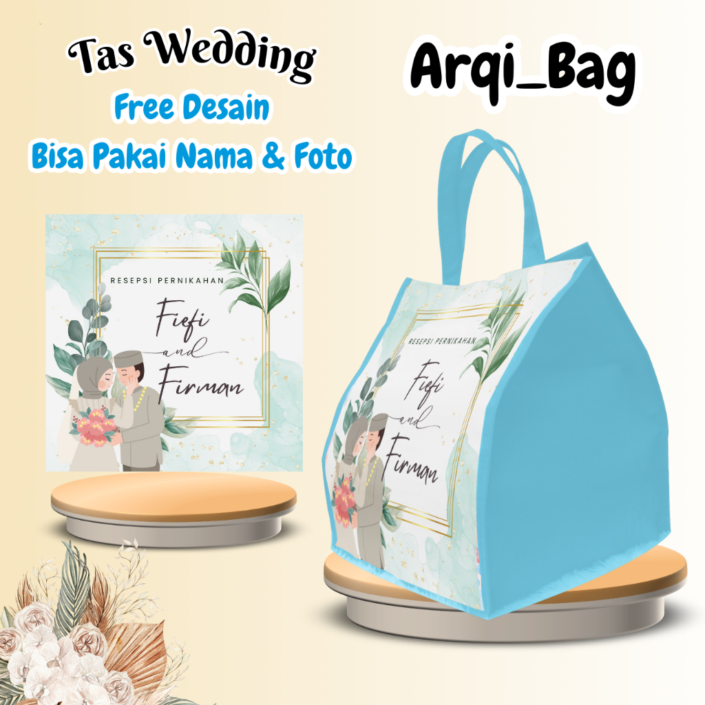 

Isi 50 Tas Wedding Tasyakuran Berkat Khitanan Akikah 7 Bulanan 40 Hari Bayi Pakai Nama Foto