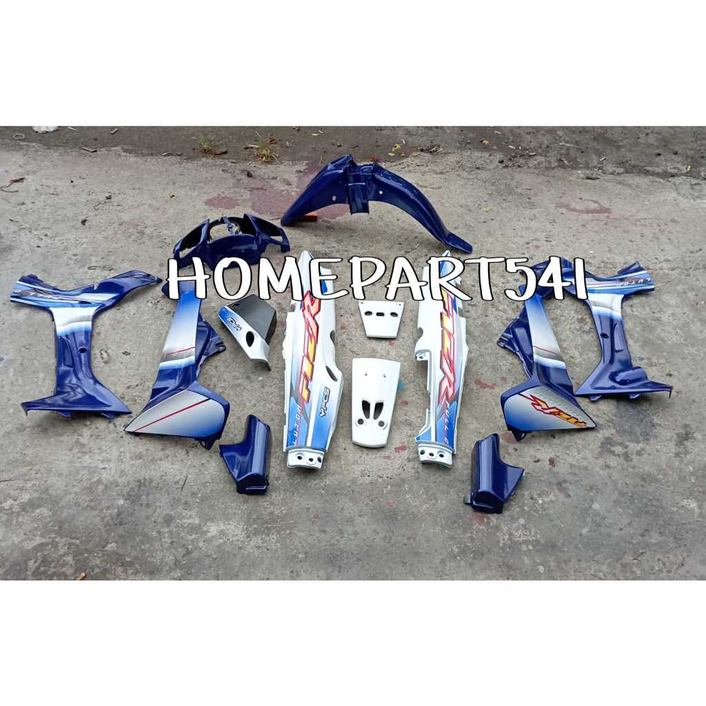 FULL SET BODY HALUS YAMAHA FIZ R FIZR PUTIH BIRU