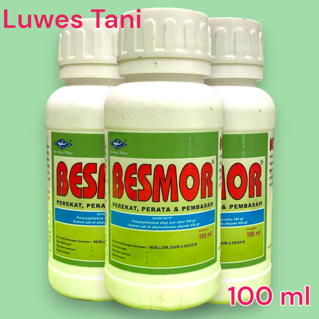 

Besmor 200 SL 100ml Surfaktan Lem perekat perata pembasah tanaman