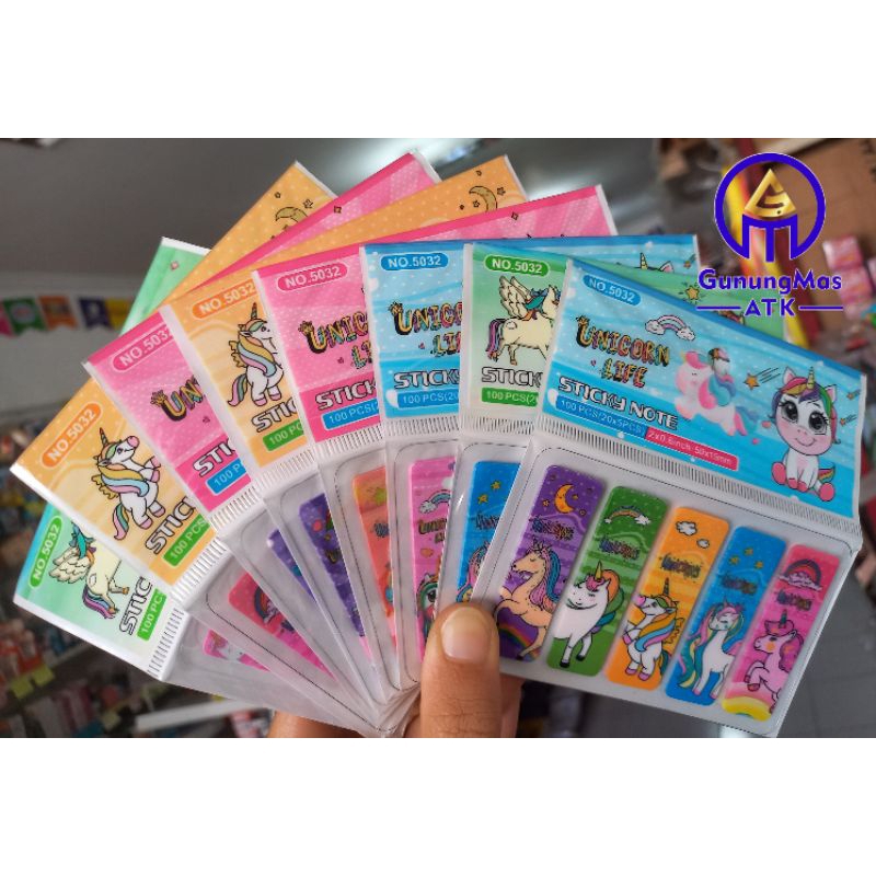 

STICK NOTE HOLOGRAM UNICORN - 100 LEMBAR