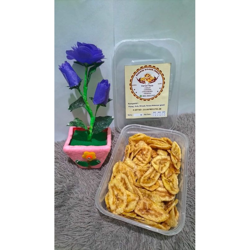 

Keripik Pisang Lumer (Caramel/Original) Kemasan 500ml