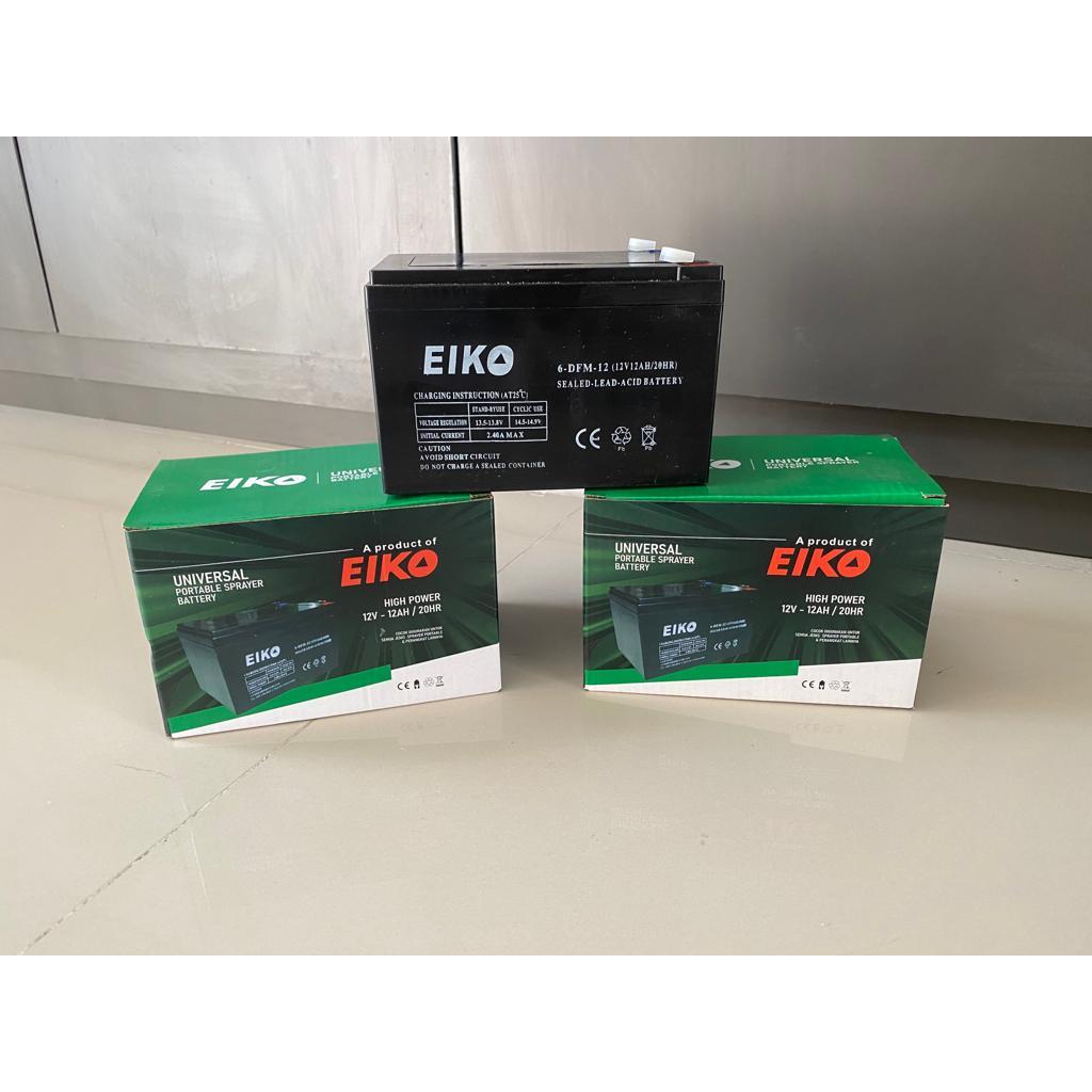 Baterai aki sprayer eiko dragon 12AH / 12V