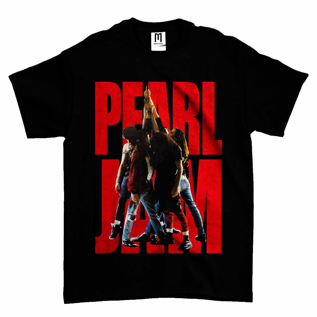 KAOS BAND PEARL JAM TEN VINTAGE | T-SHIRT BAND PEARL JAM | PEARL JAM HITAM