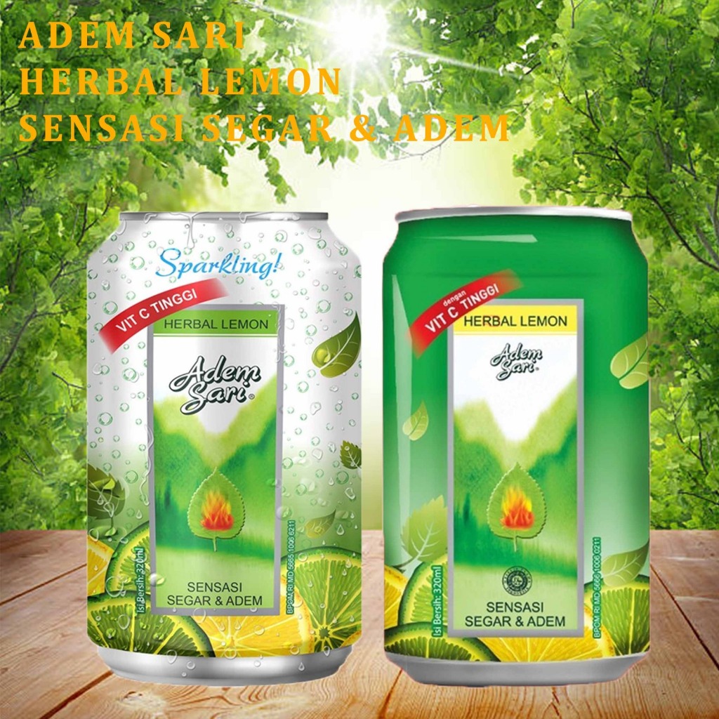 

Minuman Herbal Lemon * Adem Sari * Sparkling Ching ku * 320ml