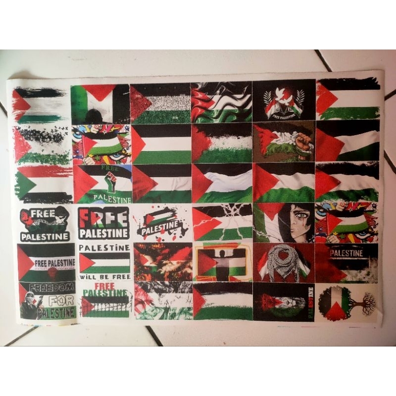 

Stiker Bendera free Palestina