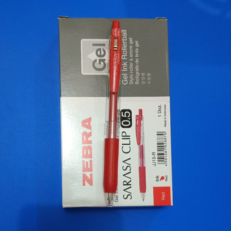 

Pulpen Sarasa Zebra 0.5/0.7/1.0 (12Pcs) Original