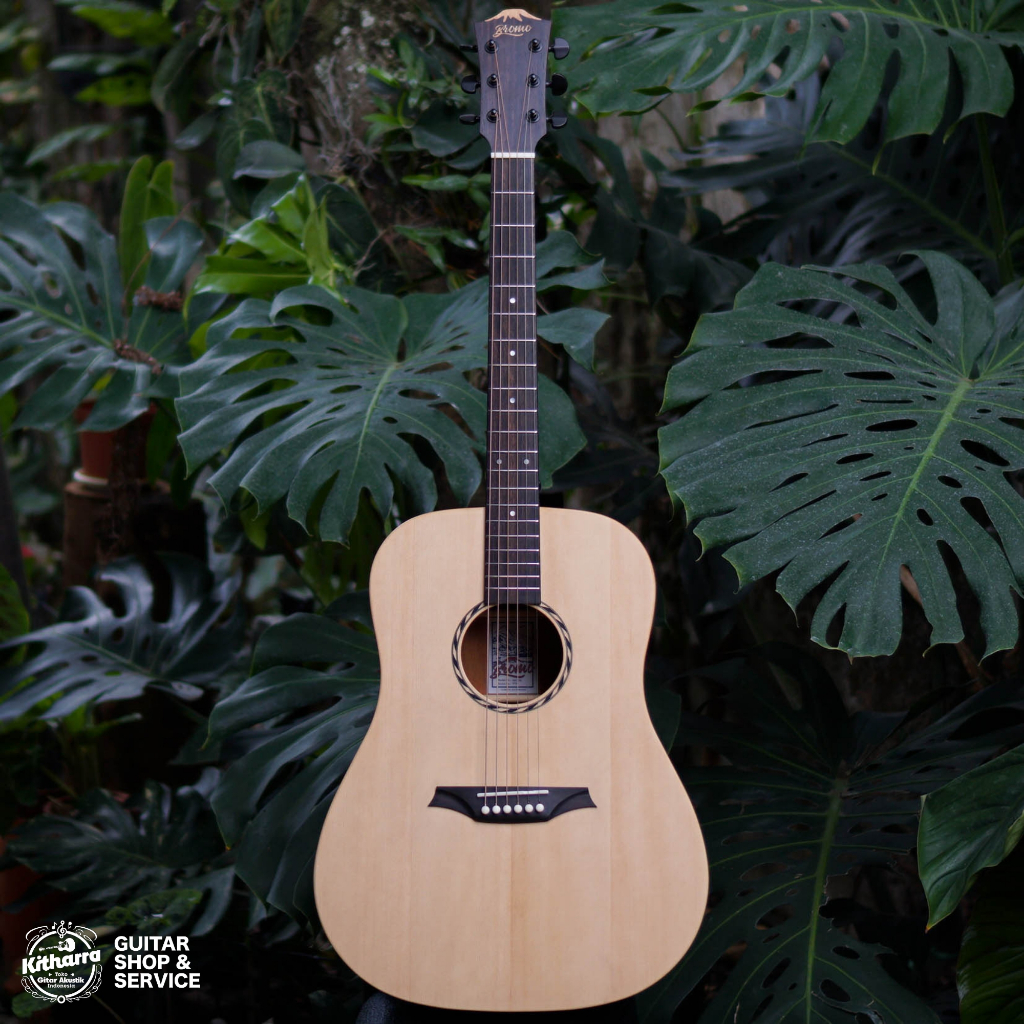 Bromo Guitar | BAT1N | Tahoma Series | Solid Top Spruce | Plastic Free Guitar