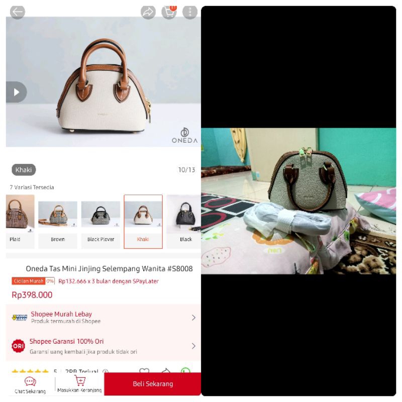 Preloved Tas Oneda