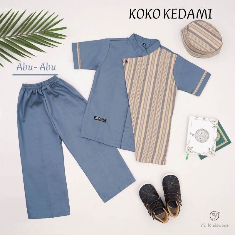 Setelan Baju Koko Muslim Anak Laki-laki Koko Kedami By Y2 Original