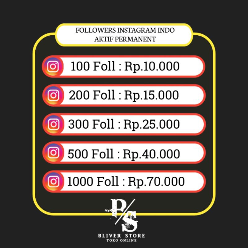 PROMO Followers Instagram Indonesia Aktif