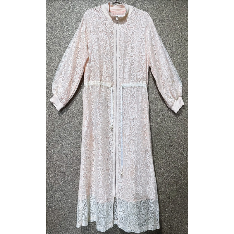 Gaun Brokat/ Dress Brokat Pink/ Gaun kondangan