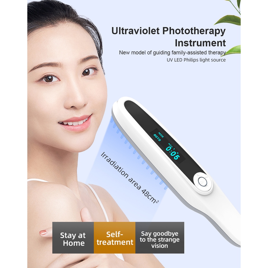 [100% ORIGINAL, + User Manual bahasa Indonesia + Bahasa Inggris] Fototerapi Vitiligo Psoriasis Derma