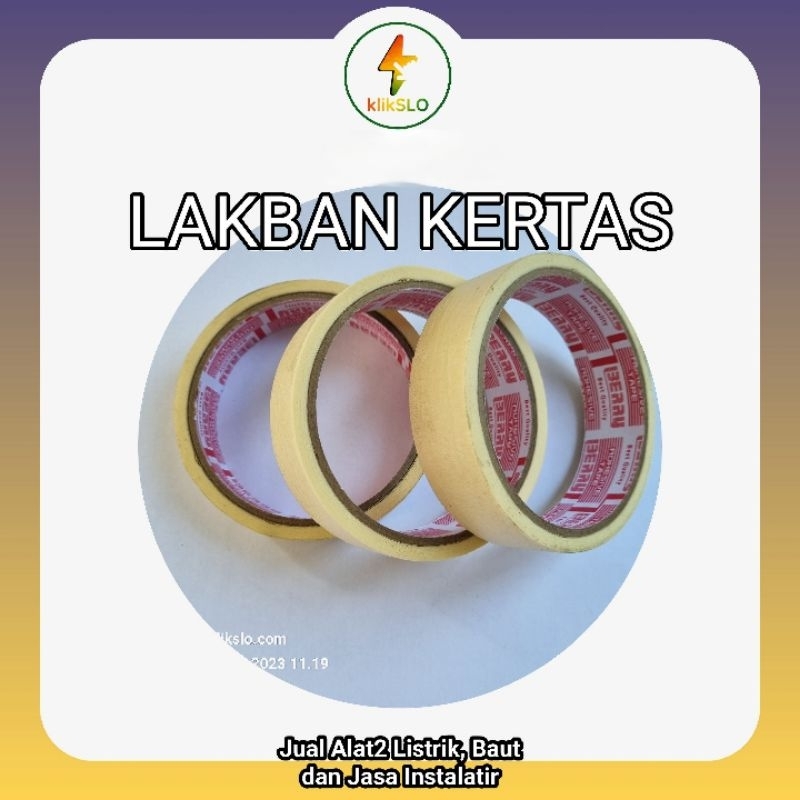 

Lakban kertas Masking Berry 24mm