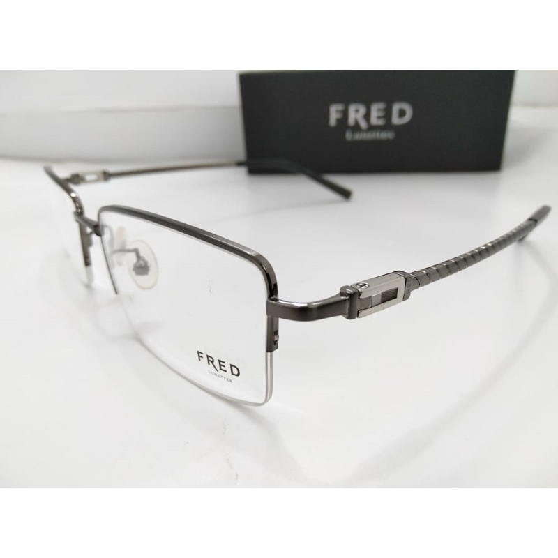Frame Kacamata Fred Half Lens frame Titanium berkualitas