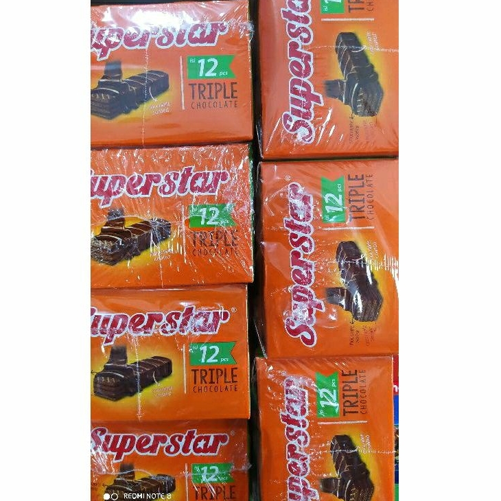 

Cokelat wafer Superstar