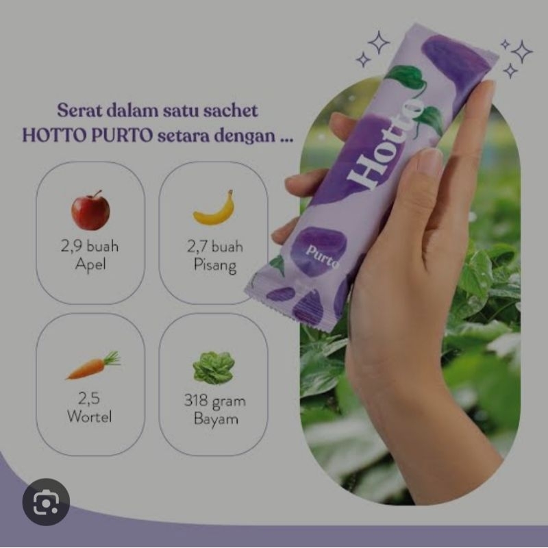 

Hotto Purto Palembang multigrain with purple sweet potato