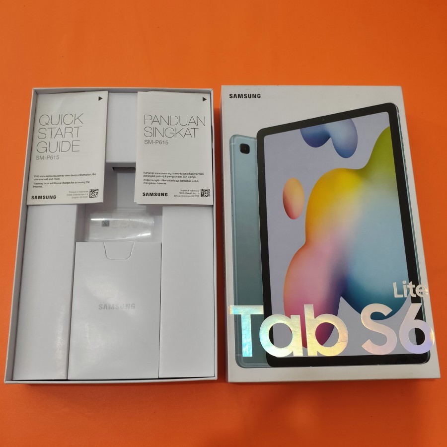 Dus Box Samsung Galaxy TAB S6 Lite Sein Warna Blue Original Copotan