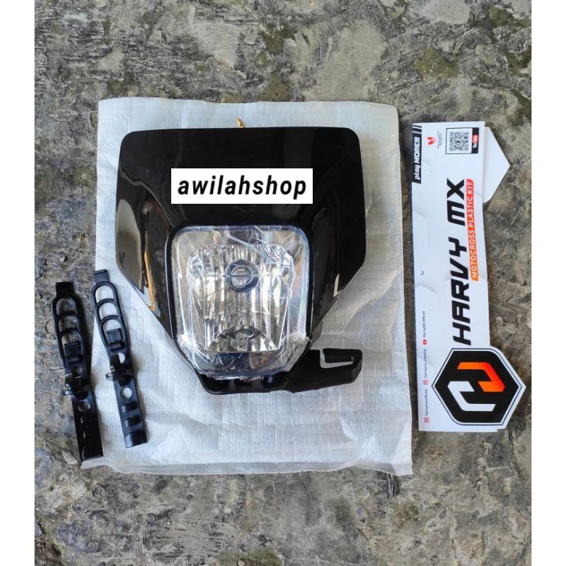lampu depan Husqvarna 250 Headlamp Lampu batok Husq Supermoto KLX Dtracker crf