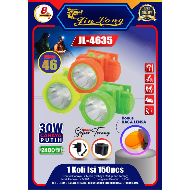 senter kepala jinlong 4635