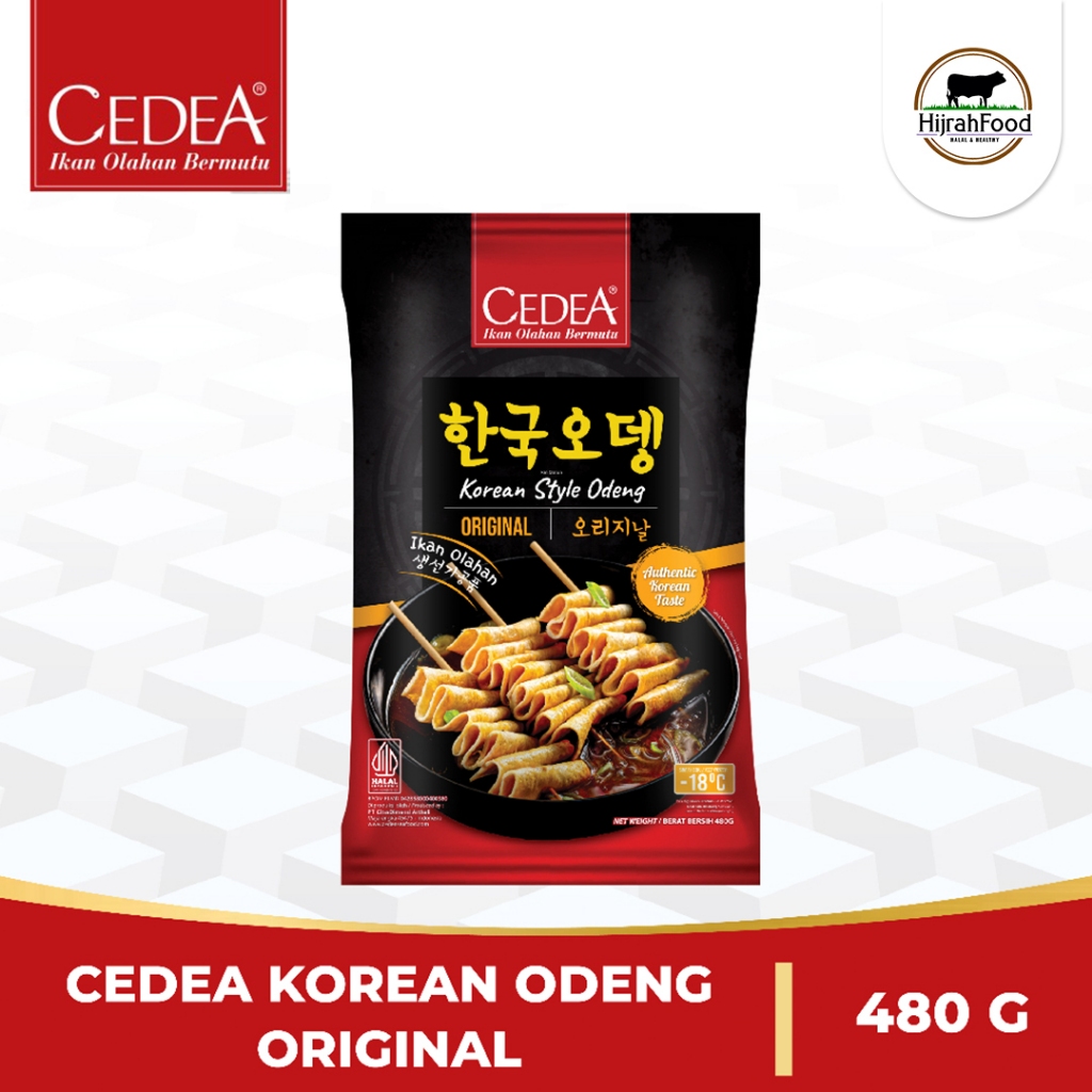 

Cedea Korean Odeng ORIGINAL Authentic Korean Taste Ikan Olahan 480gr