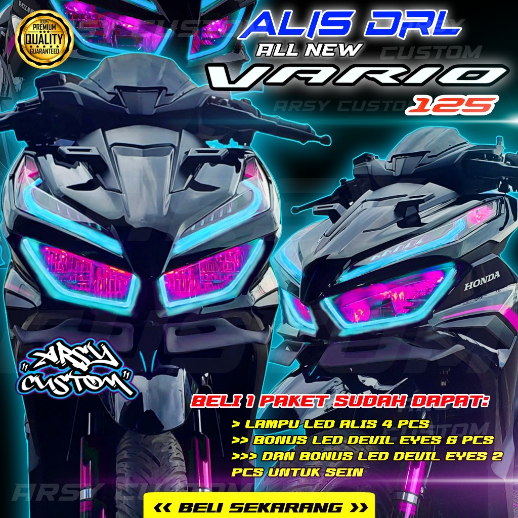 Lampu Alis Vario 125 LED New 125 150 LED New 2018 2019 2020 2021 2022 2023 Lampu Alis Vario LED New 