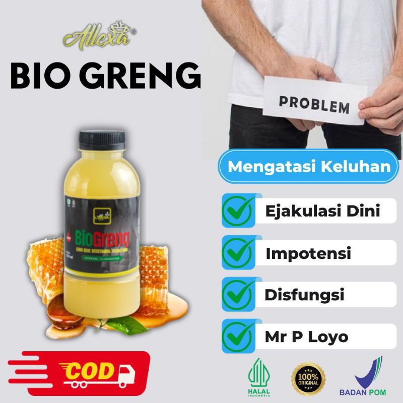 OBAT KUAT PRIA AMPUH ALAMI TAHAN LAMA BIO GRENG