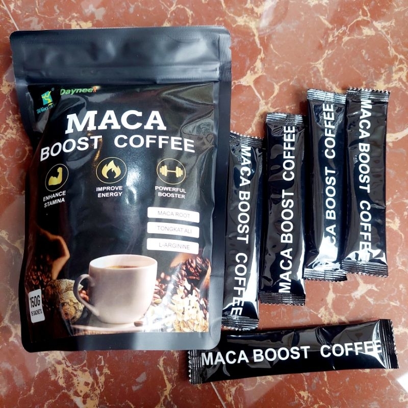 

kopi MACA BOOST COFFEE original isi 15 saset ( tahan sampai 2 jam )