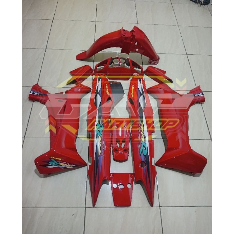 COVER BODY HALUS FIZR 1997 MERAH FULLSET.