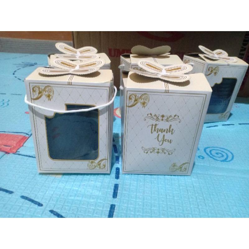 Souvenir Gelas Jumbo Doff Sablon Kemasan Box