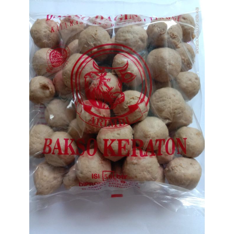 

Bakso ARIMBI KERATON isi 25 butir