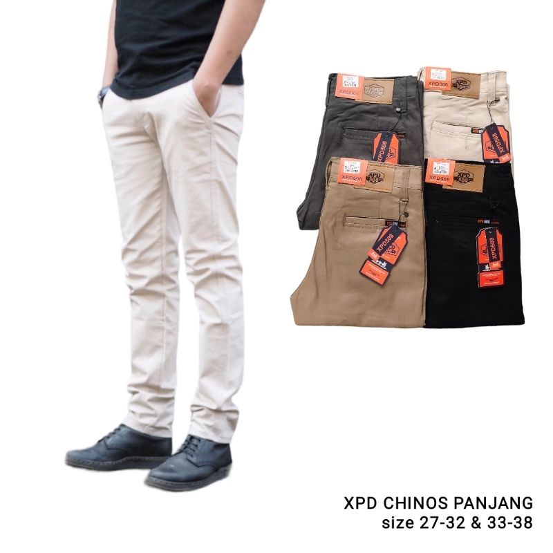 Celana Chinos Panjang Pria Premium XPD COD