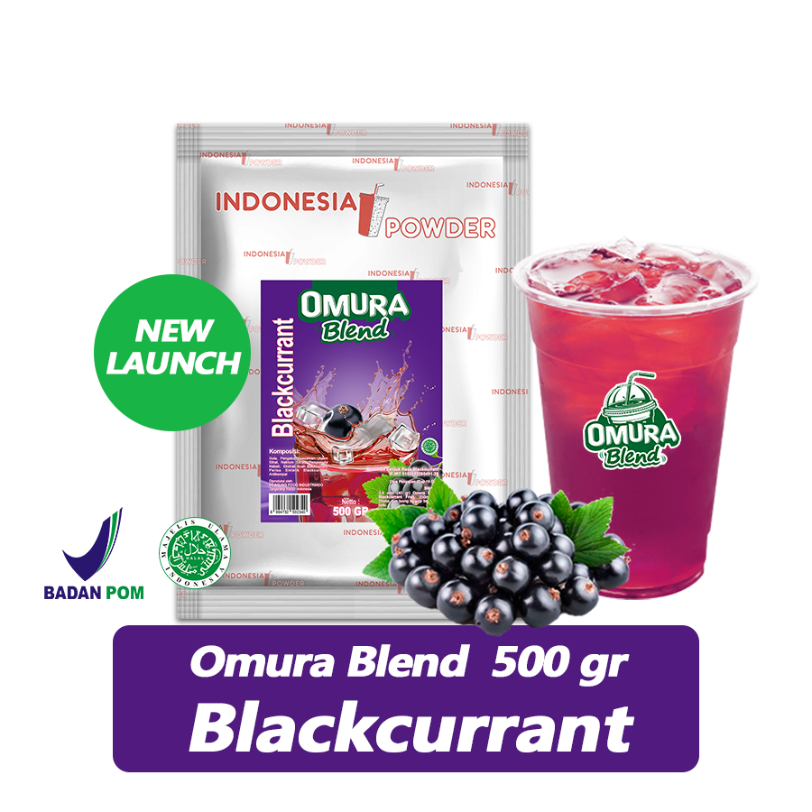 

Bubuk Minuman Premium Rasa BlackCurrent 500Gr / Blackcurrent Mix Gula - NUSANTARA POWDER - BLEND