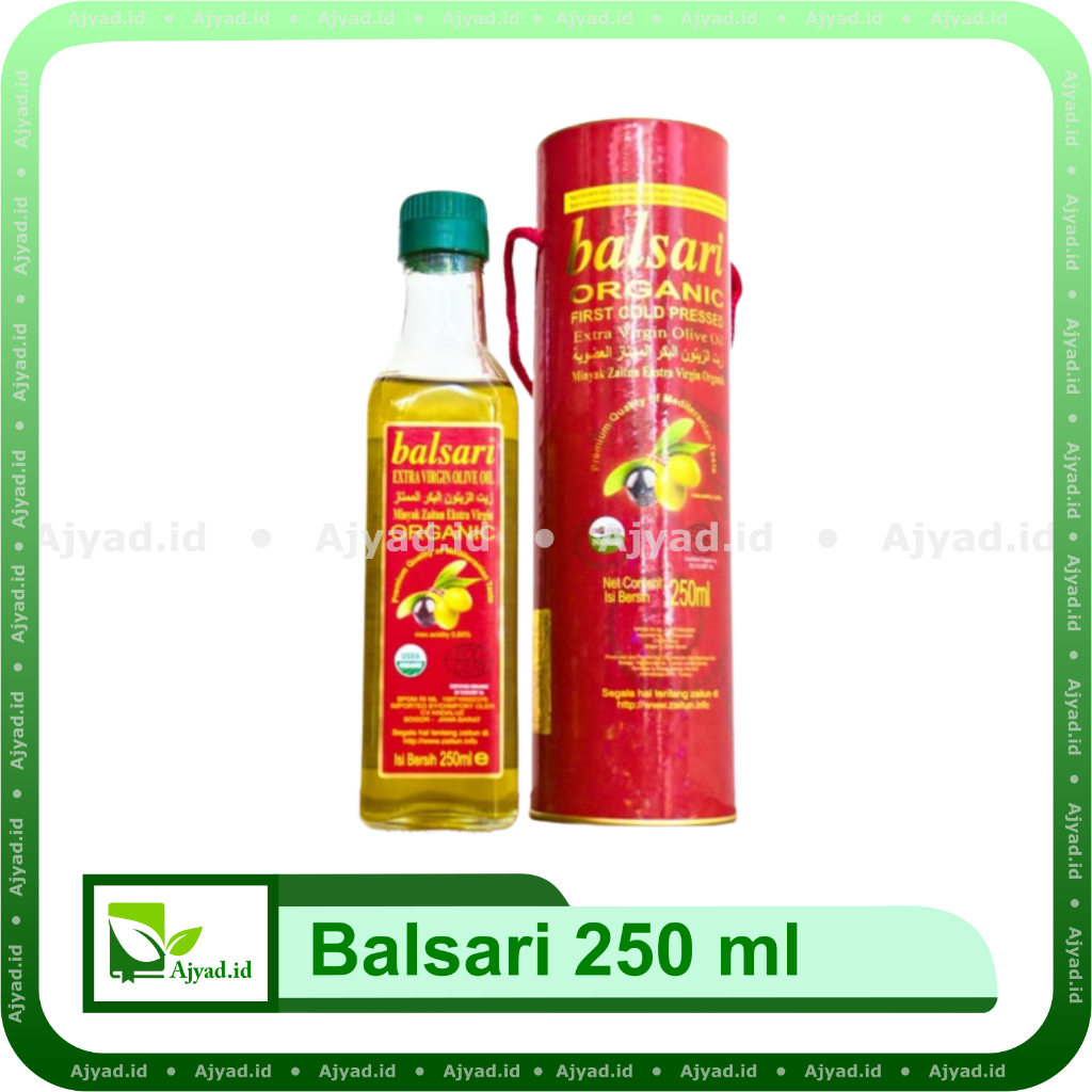 

BALSARI | Minyak Zaitun Extra Virgin BALSARI Organic 250ml