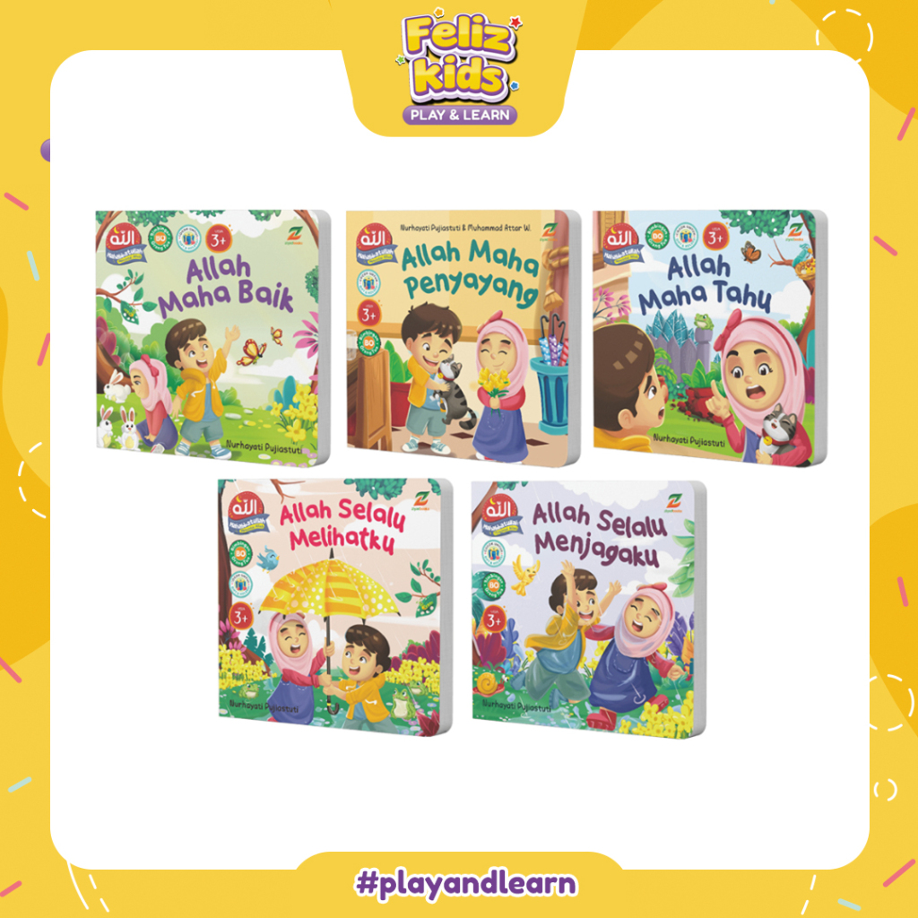 [FELIZKIDS] [BK78] Buku Anak - Buku Cerita Anak - Mahabbatullah Boardbook besar BINGKISAN KADO HADIA