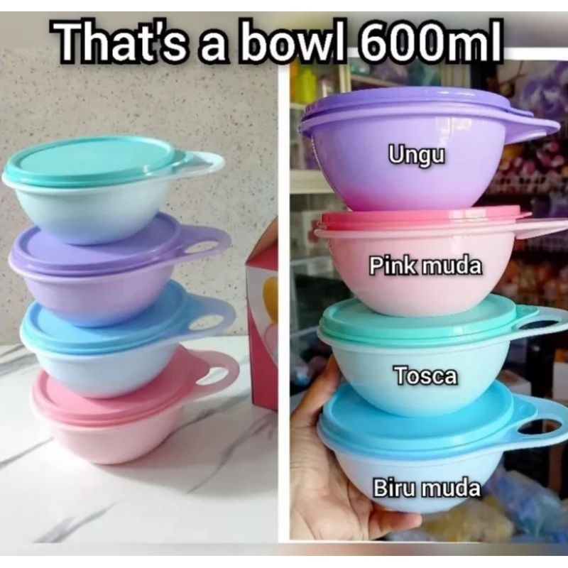 Tupperware Mangkok Mini Thats Bowl 600ml PROMO MURAH Original