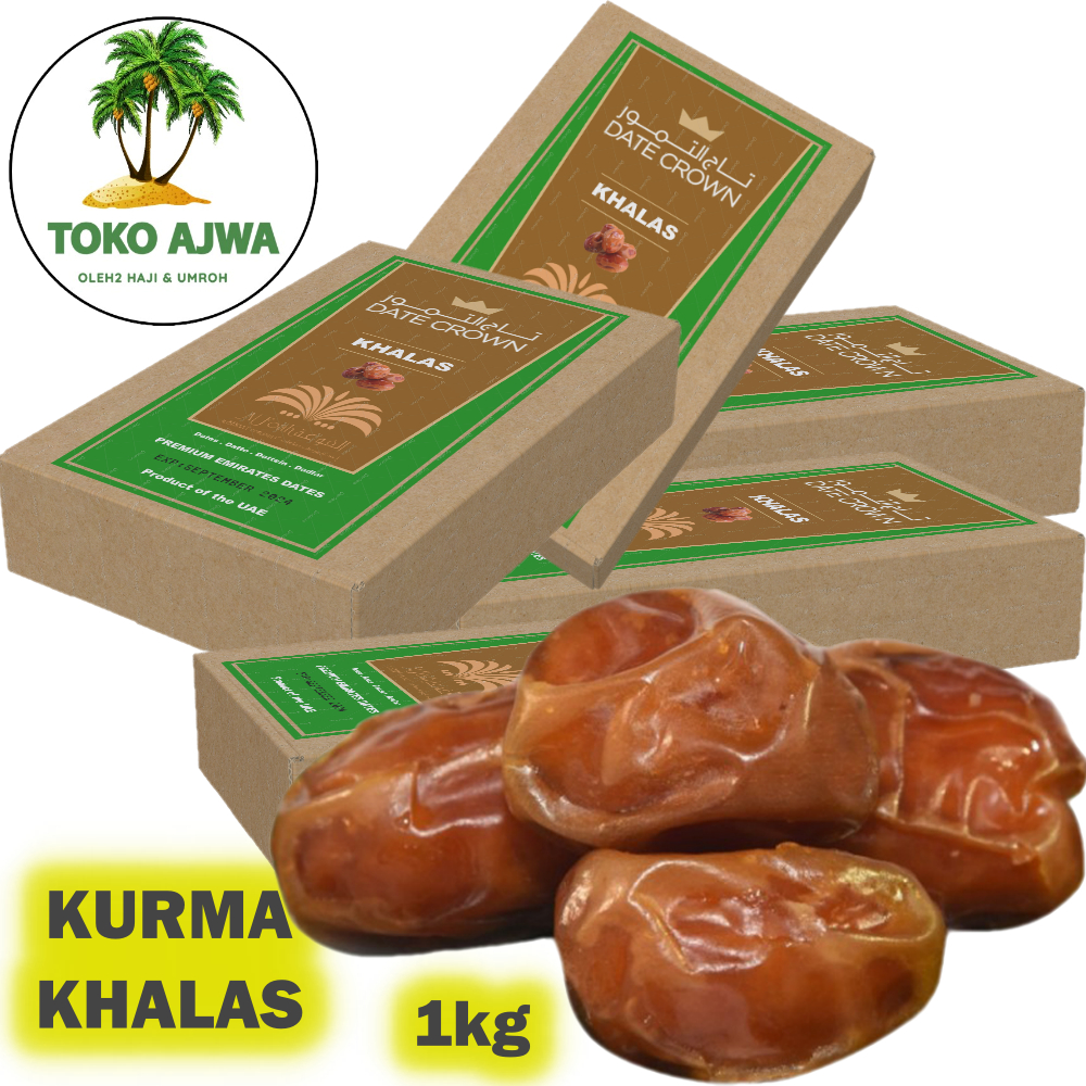 

Kurma khalas terbaik isi 1kg [kemasan dus]