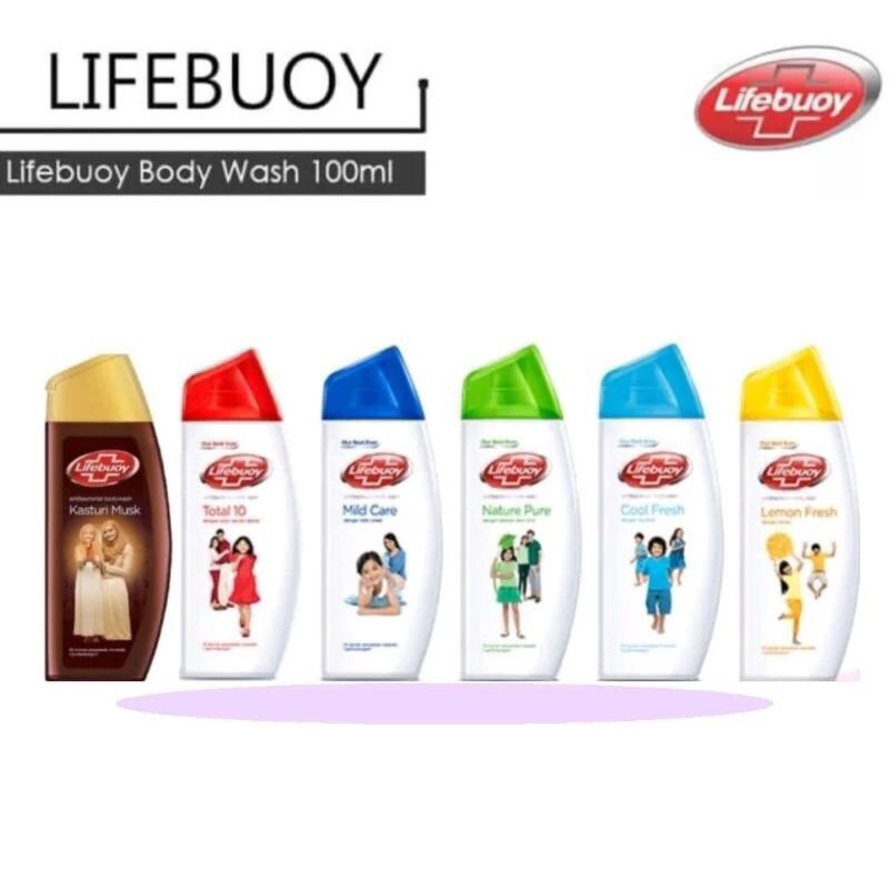 LIFEBUOY Body Wash Botol 100ml/Sabun Cair Lifebuoy