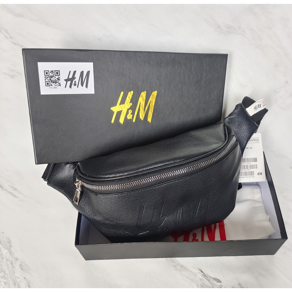 H&M WAIST BAG /TAS PINGGANG HNM KULIT / WAISTBAG HM