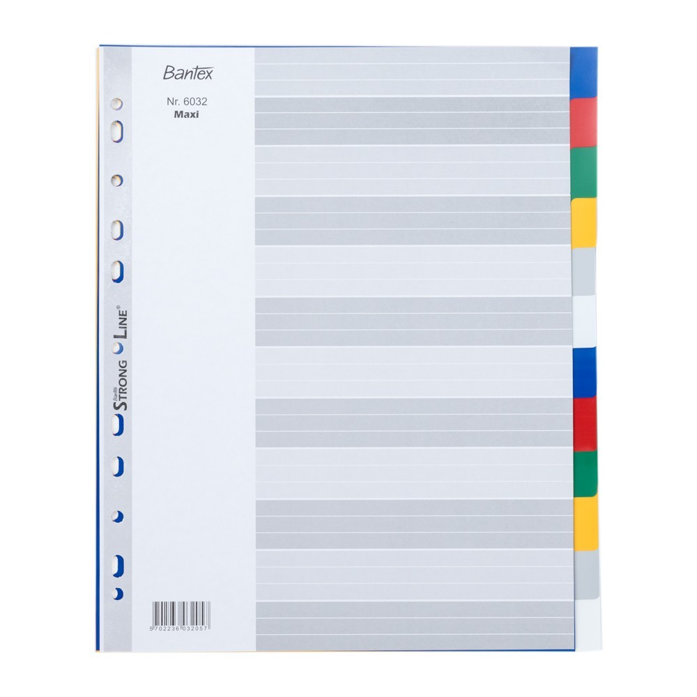 Bantex Maxi Divider A4 & Divider PP (12 pages)