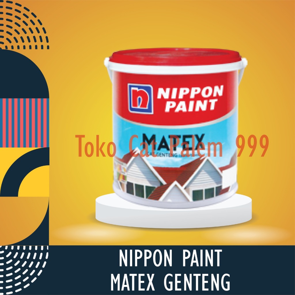 NIPPON PAINT MATEX GENTENG /CAT GENTENG WARNA PUTIH 2,5 LITER