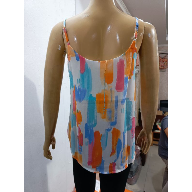 Tanktop Abstrak Casual Sisa export branded