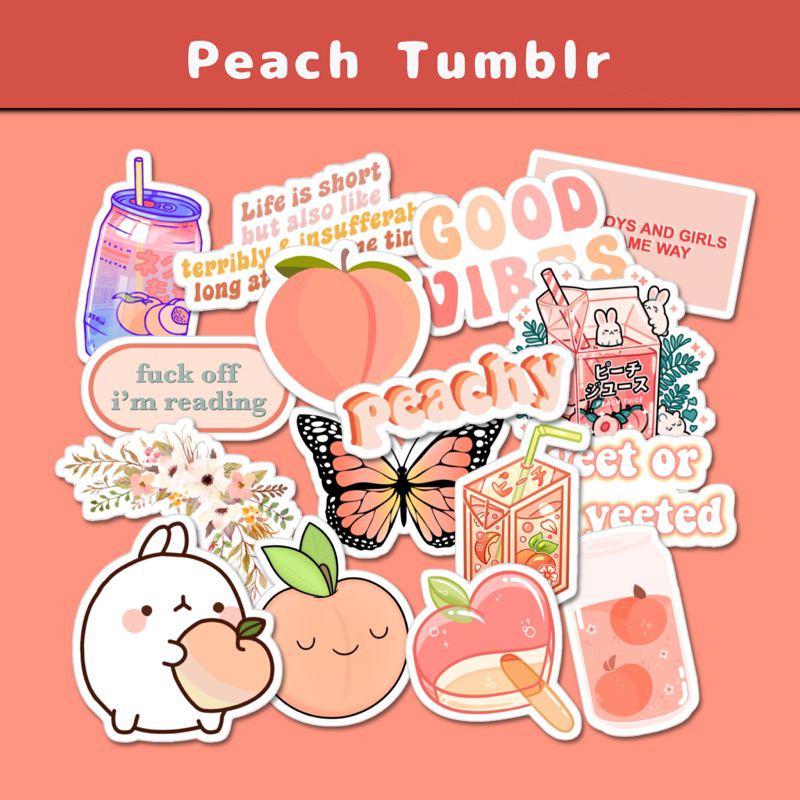 

Peach Sticker Pack Sticker Aesthetic Sticker tumblr