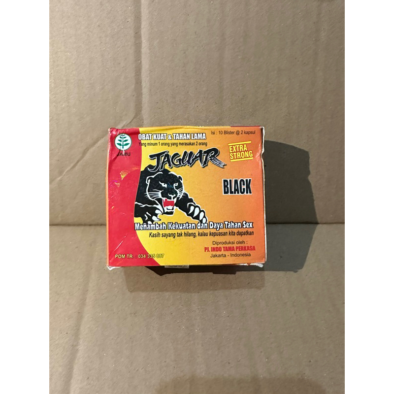 JAGUAR BLACK KUNING ORIGINAL KAPSUL (OBAT KUAT)
