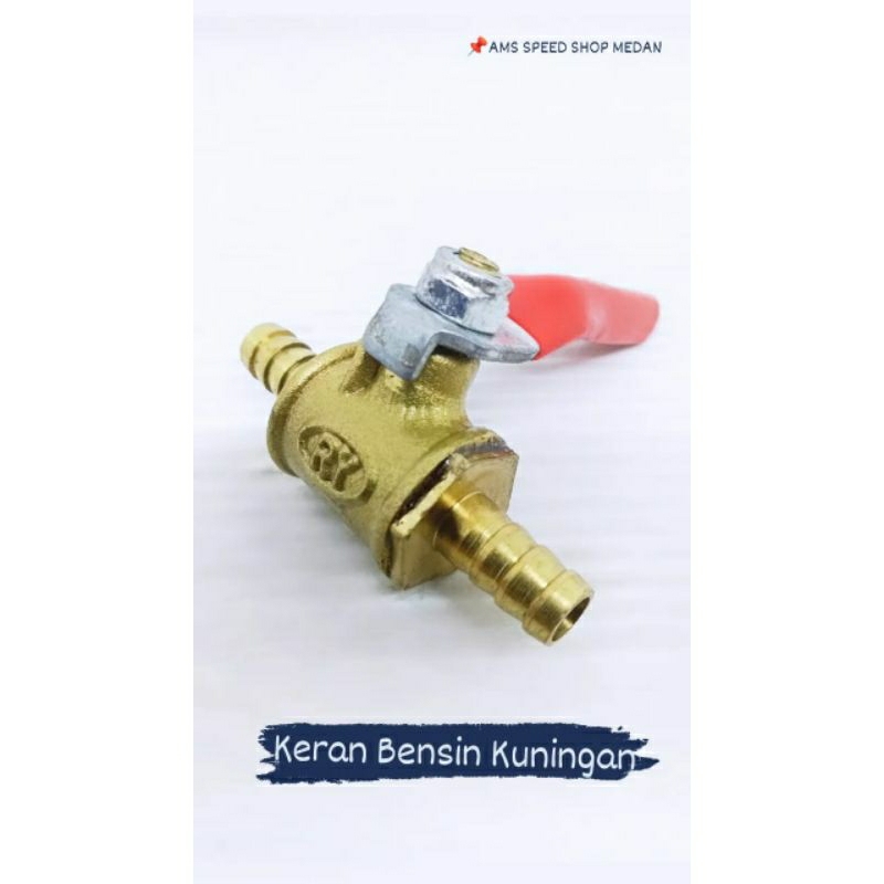 kran bensin minyak kuningan, kran kompressor kuningan